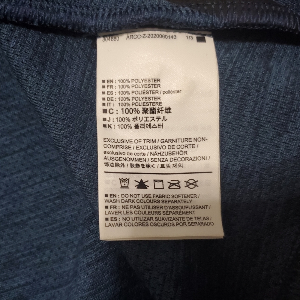 Arc'teryx Full Zip Knit Fleece Jacket Dark Teal Mens XXL - Picture 9 of 9